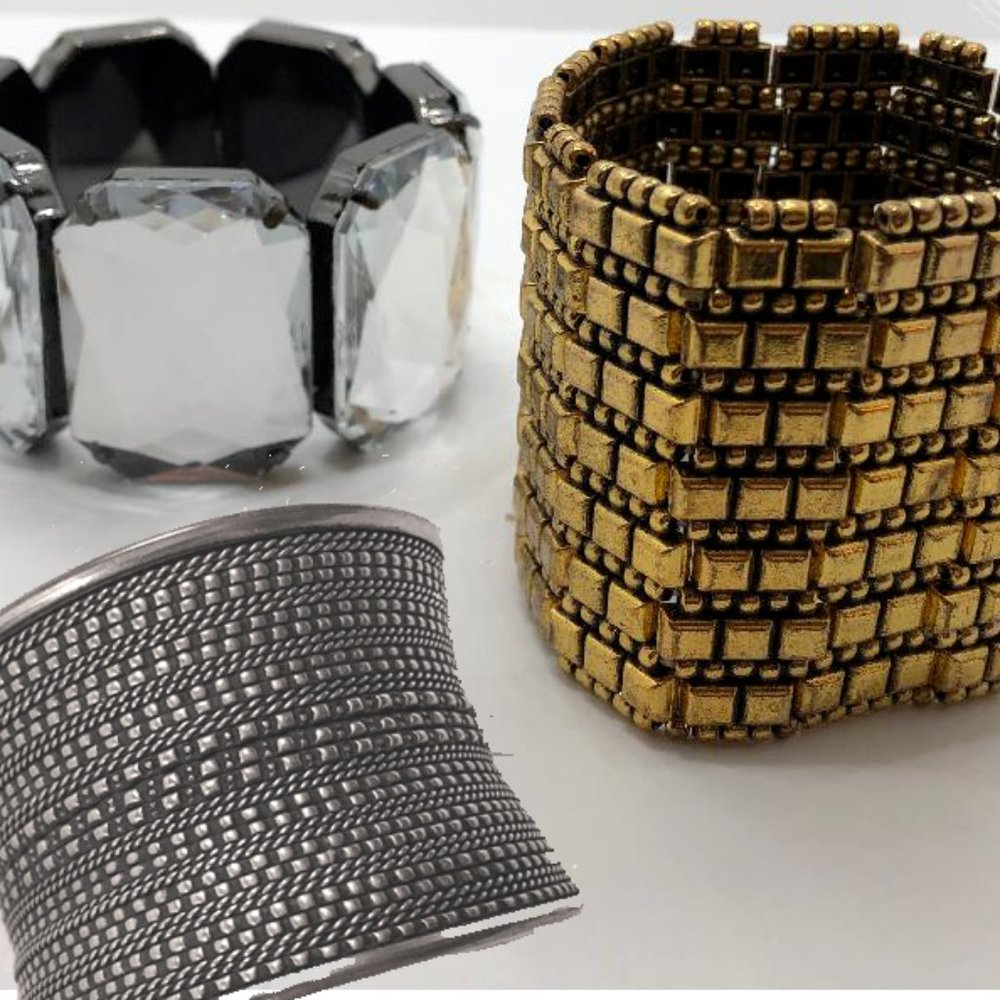 Lot of Wide Bracelets